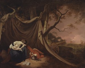 Le soldat mort - Joseph Wright of Derby